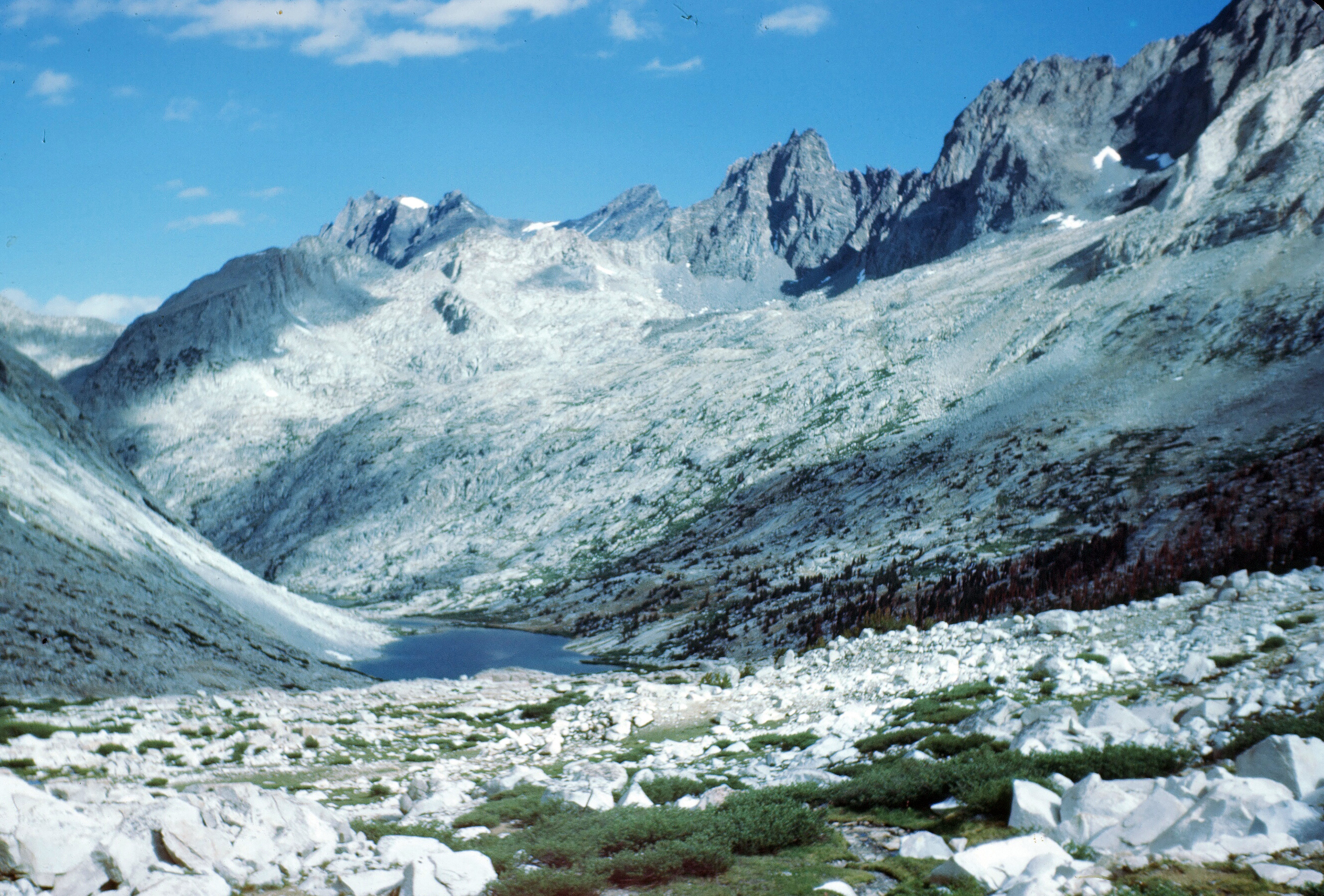 The Palisades and Palisade Lake