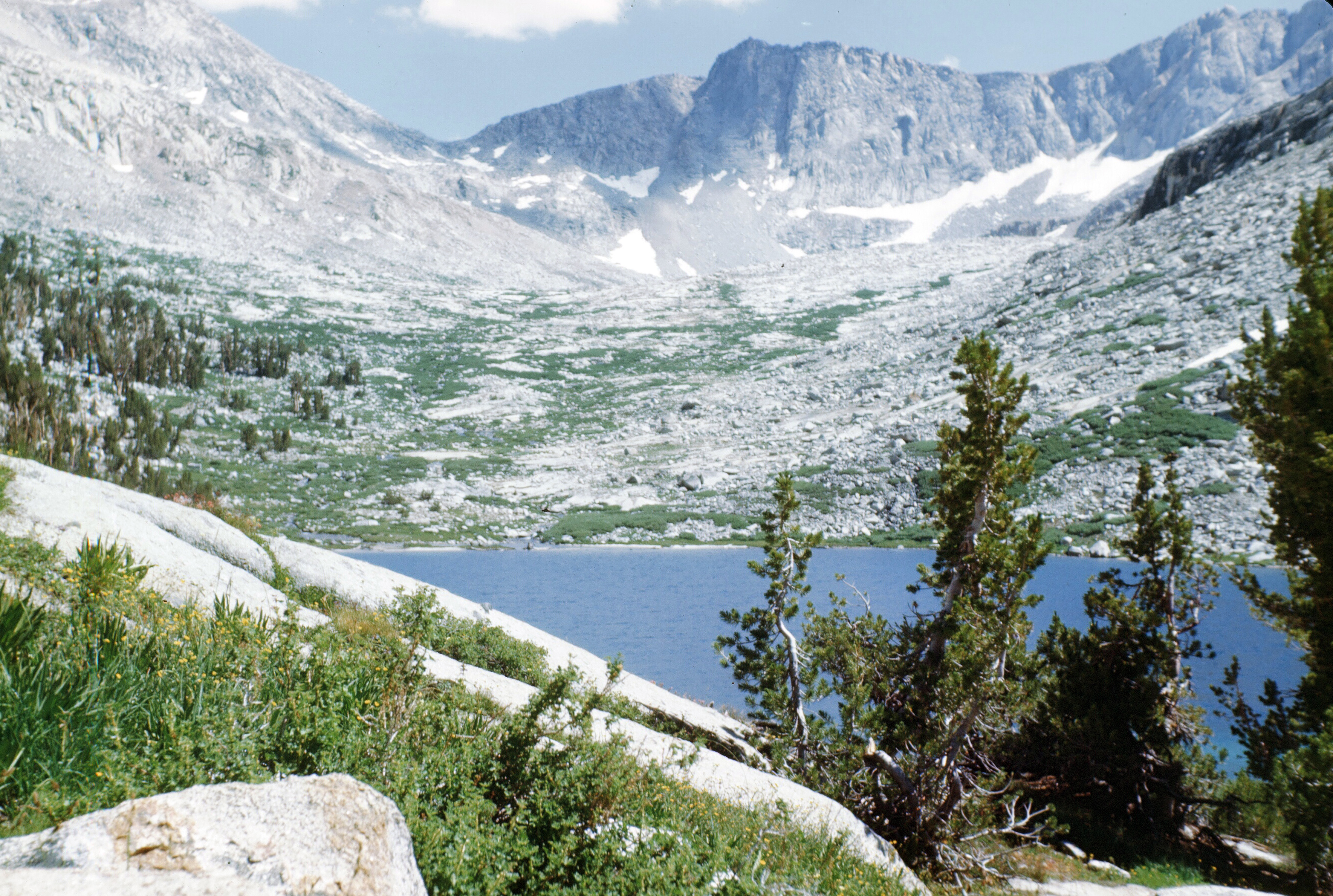 Upper Palisade Lake and Mather Pass