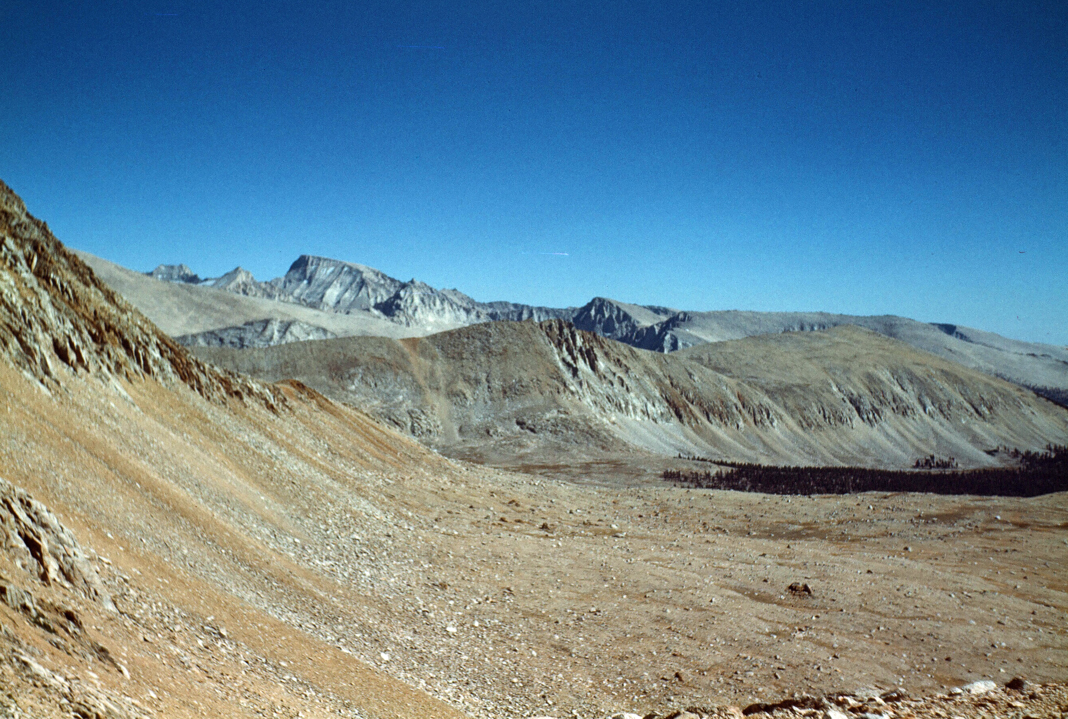 Mount Whitney from Tyndall Creek trail