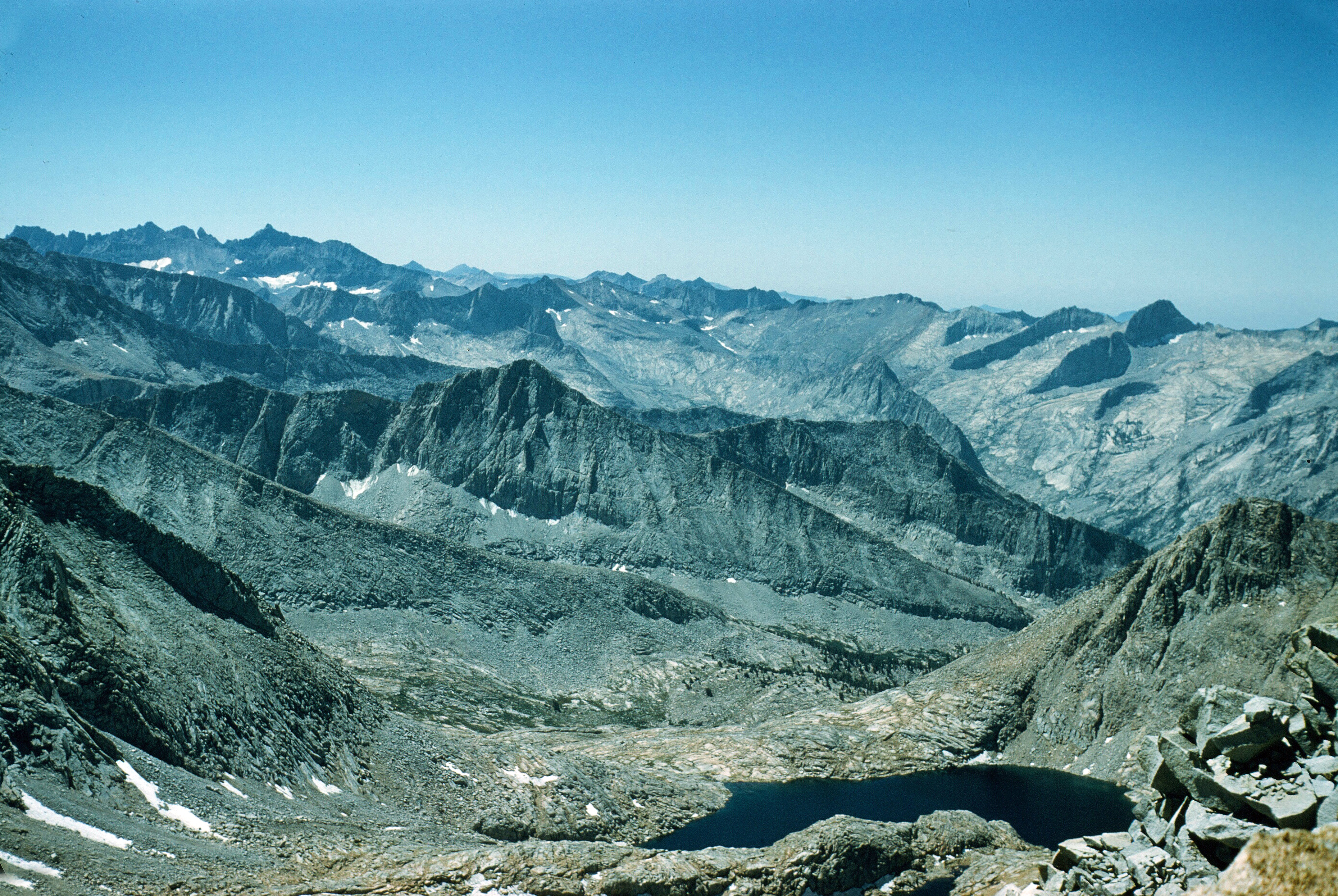 View from Mount Brewer summit